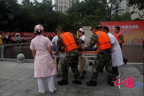 Liucheng strengthens flood prevention measures