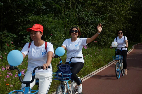 Wenjiang promotes green travel