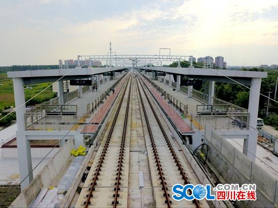 Debugging of Chengdu-Pujiang railway commences