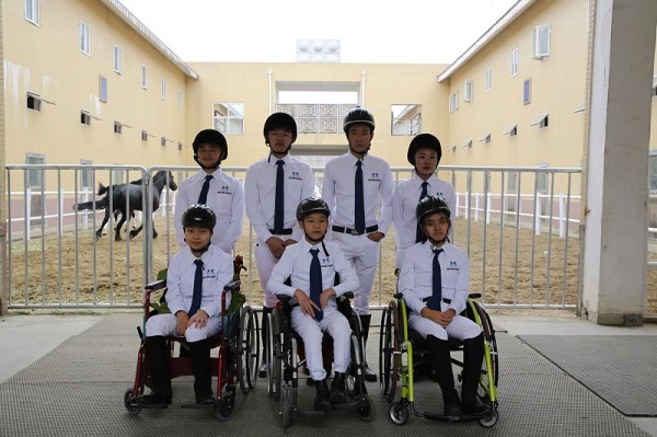 Disabled equestrian team arrives at China Equestrian Festival