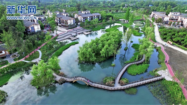 Wenjiang's four linpan scenic spots receive 'A' grade