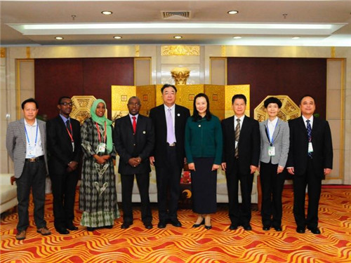 Ma Xiaowei discusses cooperation with Djibouti health official
