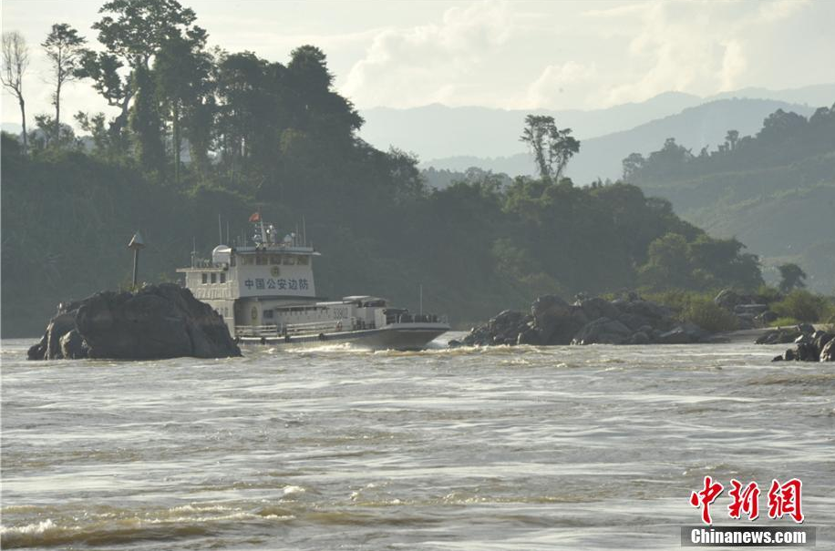 Four Southeastern Asian countries jointly patrol Mekong