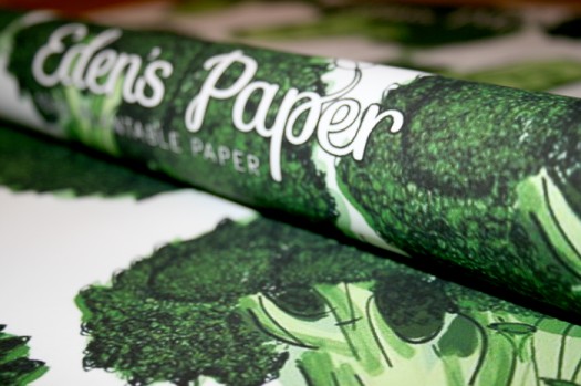 Wrap your holiday gifts in plantable Eden’s paper