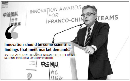 Franco-Chinese innovations celebrated with joint awards