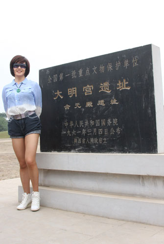 Liu Xiaoqing visited Daming Palace