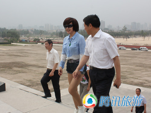 Liu Xiaoqing visited Daming Palace