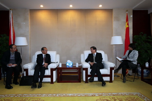 DRC minister meets with president of Japan-China Economic Association