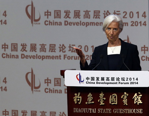 China to start new economic journey: Lagarde