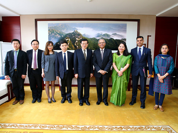 Minister Li Wei Met with Indian Ambassador