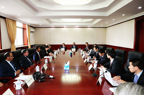 Vice President Liu Shijin Met with Guests from UAE