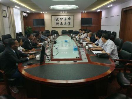 Gao Shiji meets with experts from Ethiopia
