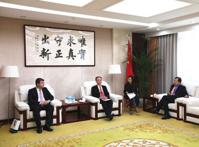 Wang Yiming meets with director of Turkish National Technology Innovation Committee
