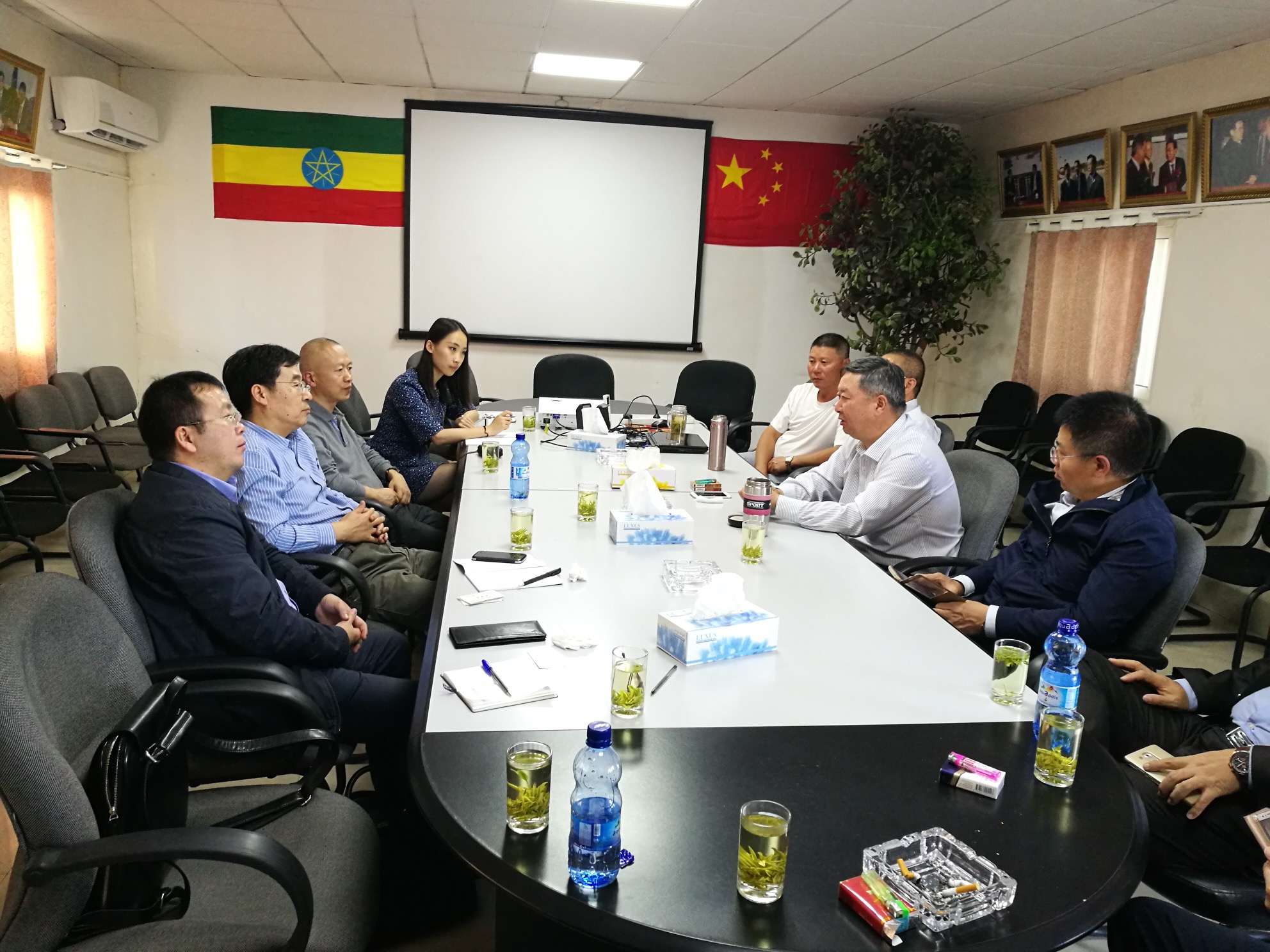 Zhang Junkuo visits Oriental Industry Park in Ethiopia