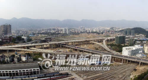 Overpass passing through