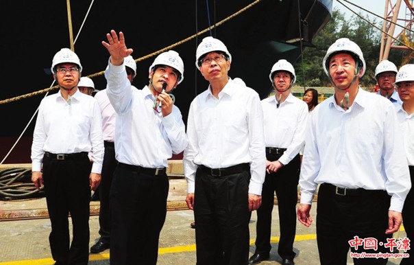 Fujian's Party chief, governor visit Pingtan