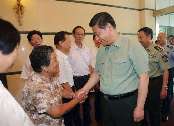 President Xi Jinping visits troops in Fujian