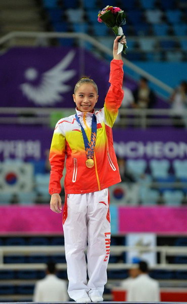 Fuzhou's Yao claims gold medal hat-trick at Asian Games