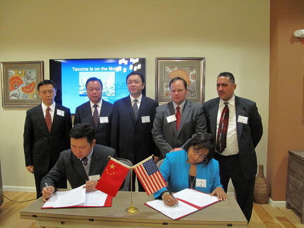 Fuzhou, Tacoma pledge to cement friendship, cooperation