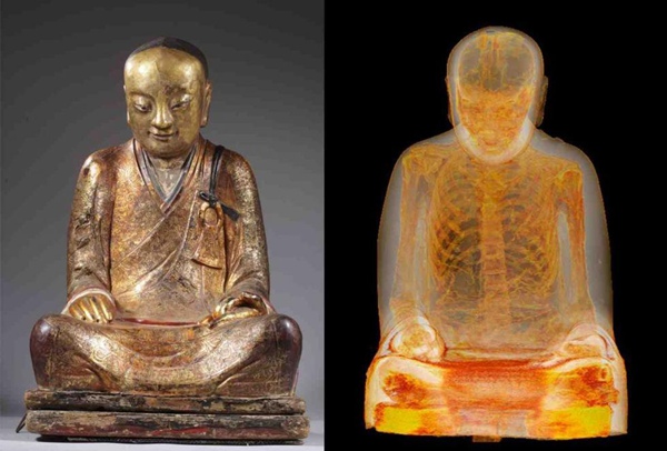 Mummified Buddha shown in Hungarian stolen from China: government