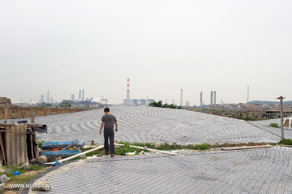 Evacuated Villagers return home after Fujian chemical plant fire