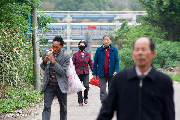 Evacuated Villagers return home after Fujian chemical plant fire