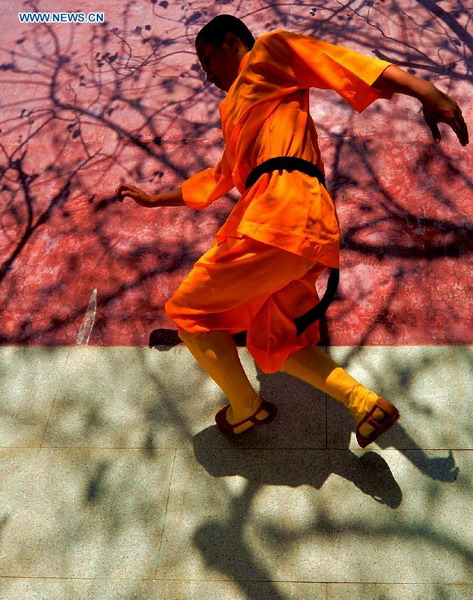 Monks at Quanzhou Shaolin Temple