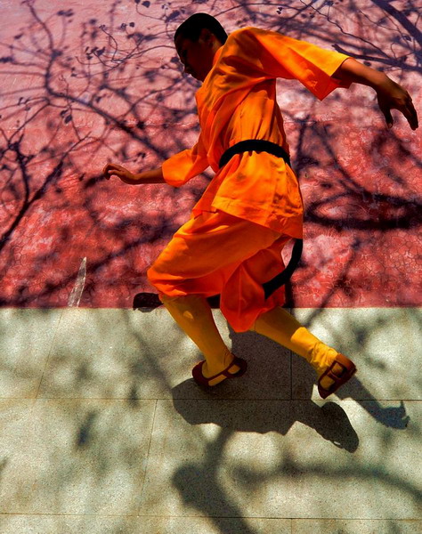 Monks at Quanzhou Shaolin Temple