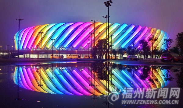 Fuzhou lights up Youth Games venues