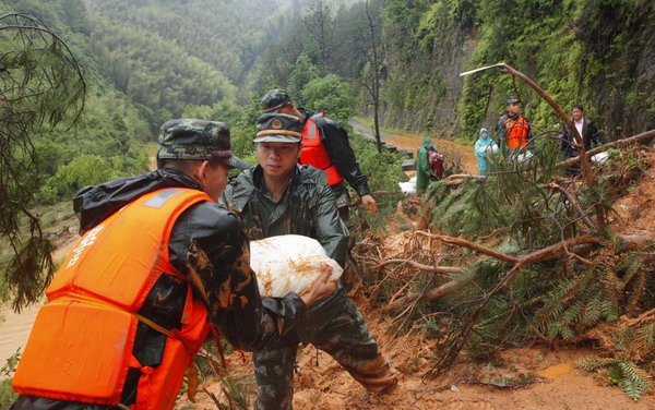 Timely help on rainy day