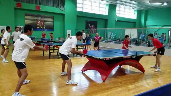 Papua New Guinea table tennis players train in Fujian