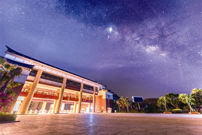 In photos: starry night over Fujian