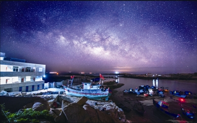 In photos: starry night over Fujian