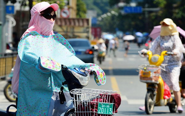 Heat wave grips Fujian