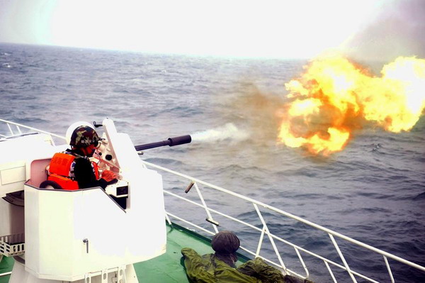 Fujian's marine police hold training