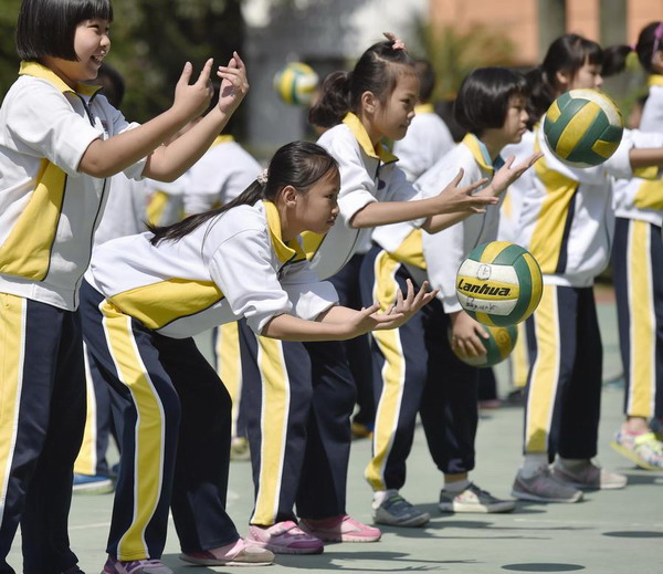 Fuzhou promotes youth sports at campus