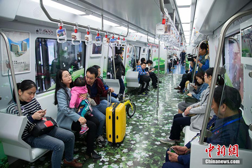 Cozy metro rides in Fuzhou