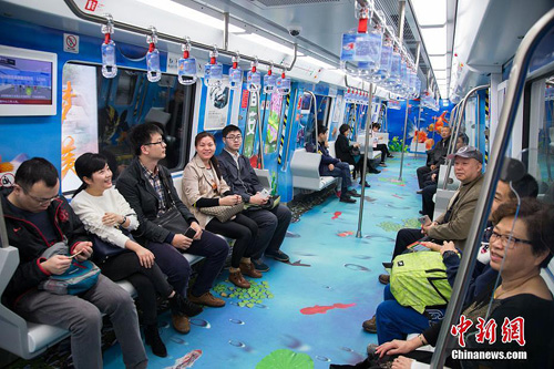 Cozy metro rides in Fuzhou