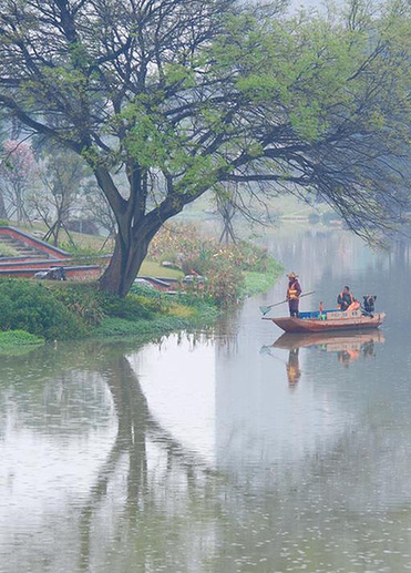 The hazy beauty of misty drizzle in southern Fujian