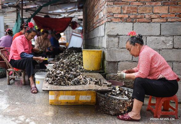 'Xunpu' women seen in Quanzhou City, China's Fujian