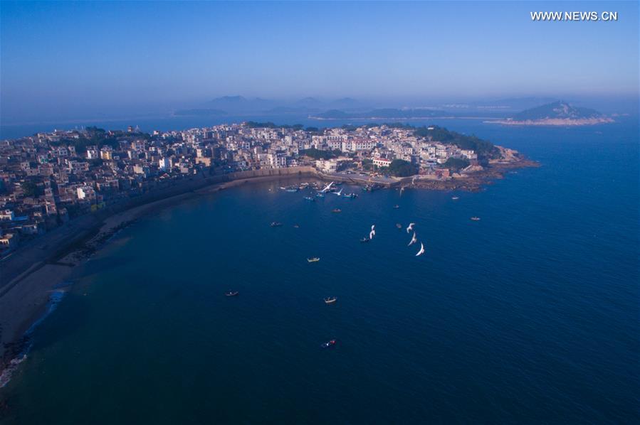 Enchanting scenery of coastline in SE China's Fujian