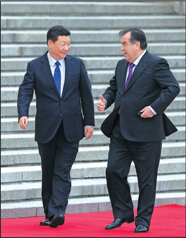 China, Tajikistan upgrade relations, boost cooperation