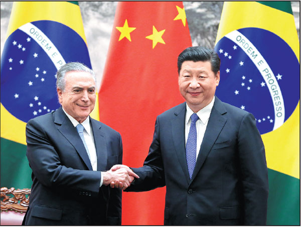 Energy deal boosts China-Brazil ties