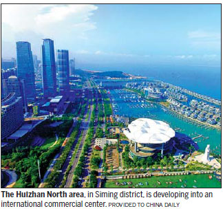 Huizhan North area takes on new, international look