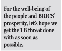 Controlling TB must be part of BRICS' story in 'golden decade'