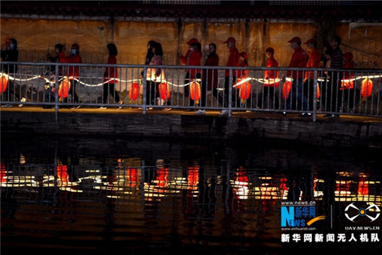 In pics: Aerial view of magnificent lantern show