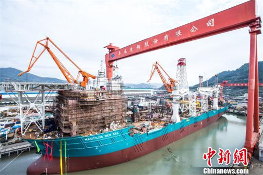 Deep sea mining ship launched in Fujian