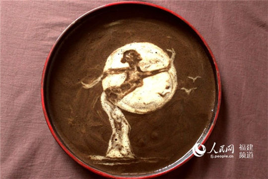 Artists rejuvenates ancient tea art