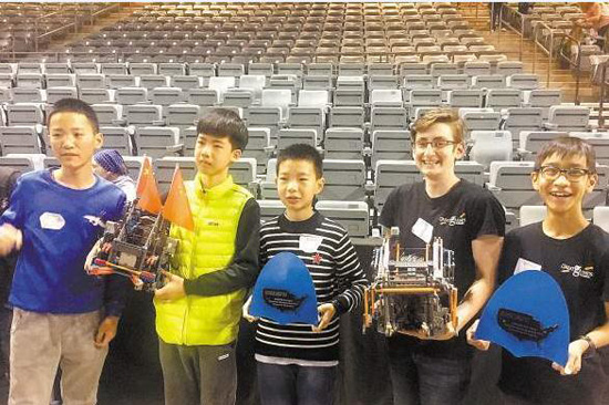 Chinese youths crowned US robotics champions