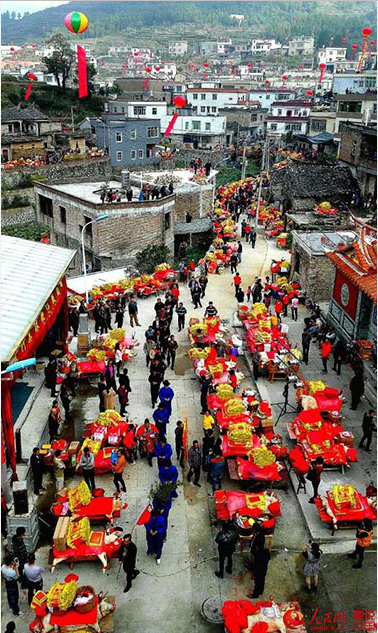 Ancient ancestral worship ceremony held in Xiamen